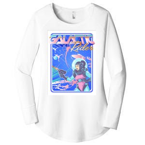 Galactic Rider Women's Perfect Tri Tunic Long Sleeve Shirt