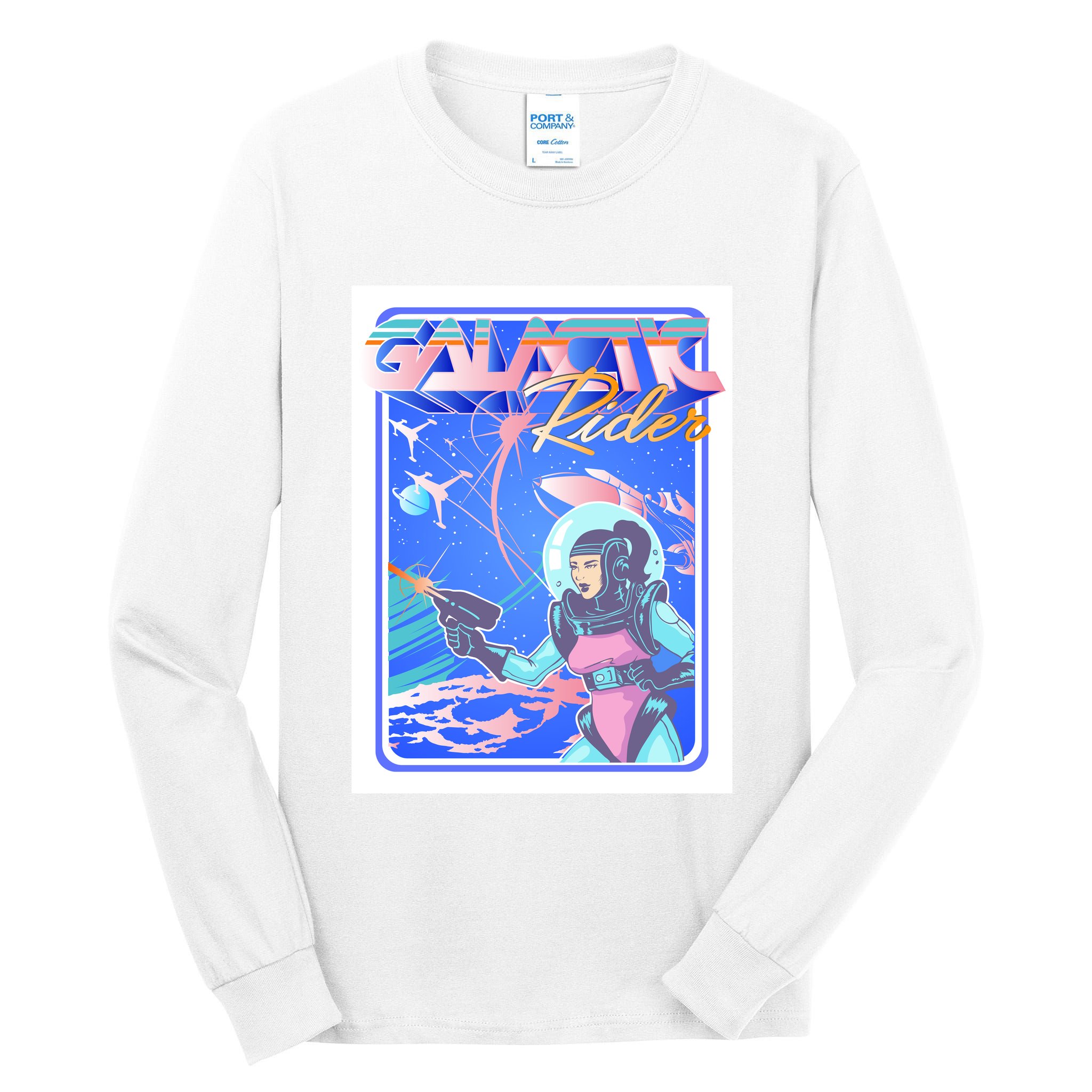 Galactic Rider Tall Long Sleeve T-Shirt