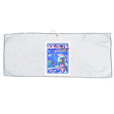 Galactic Rider Large Microfiber Waffle Golf Towel