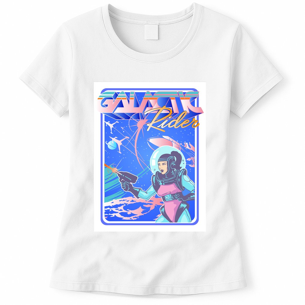 Galactic Rider Womens T-Shirt