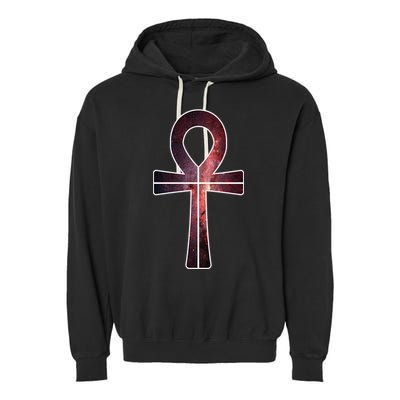 Galaxy Ankh Garment-Dyed Fleece Hoodie