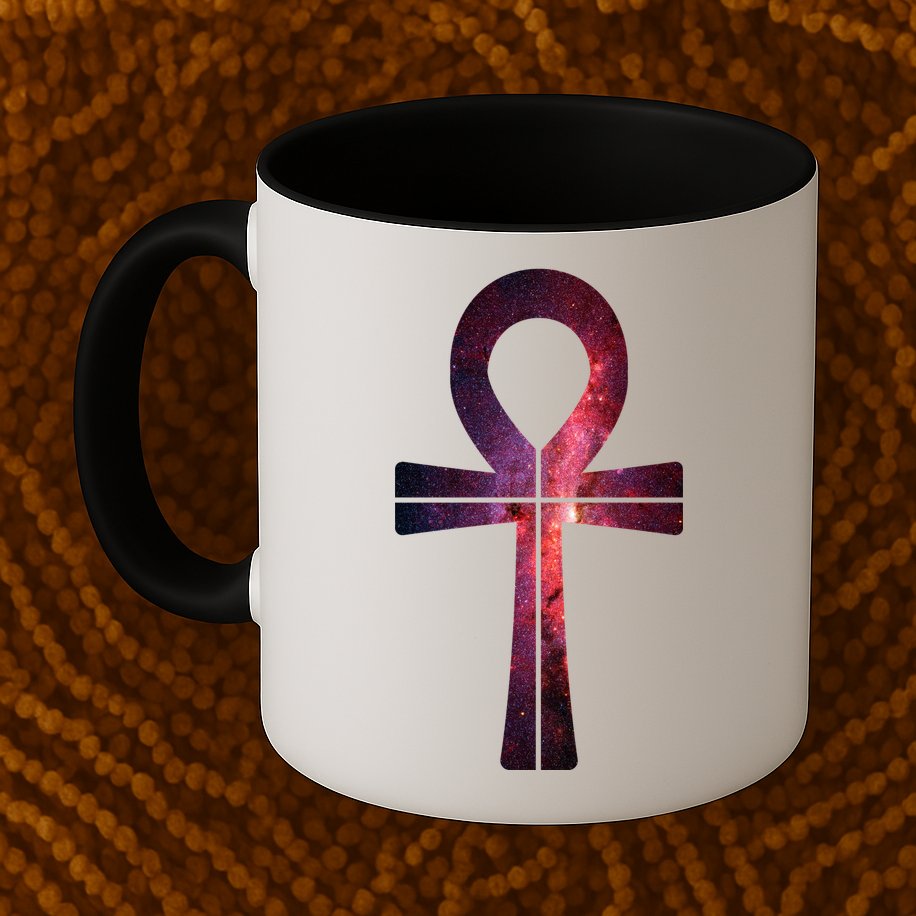 Galaxy Ankh Mug