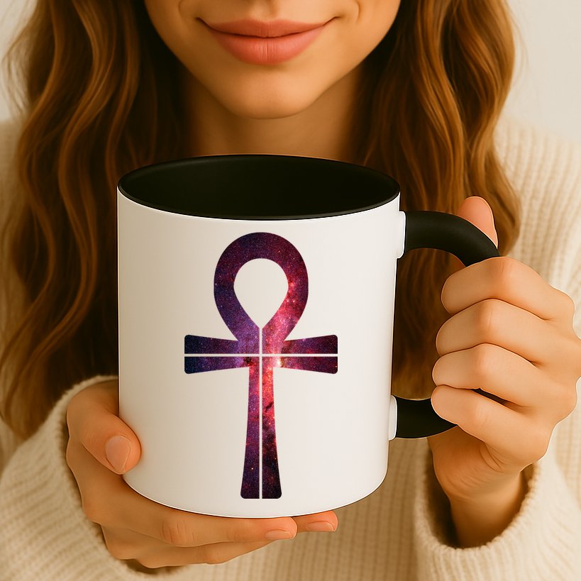 Galaxy Ankh Mug