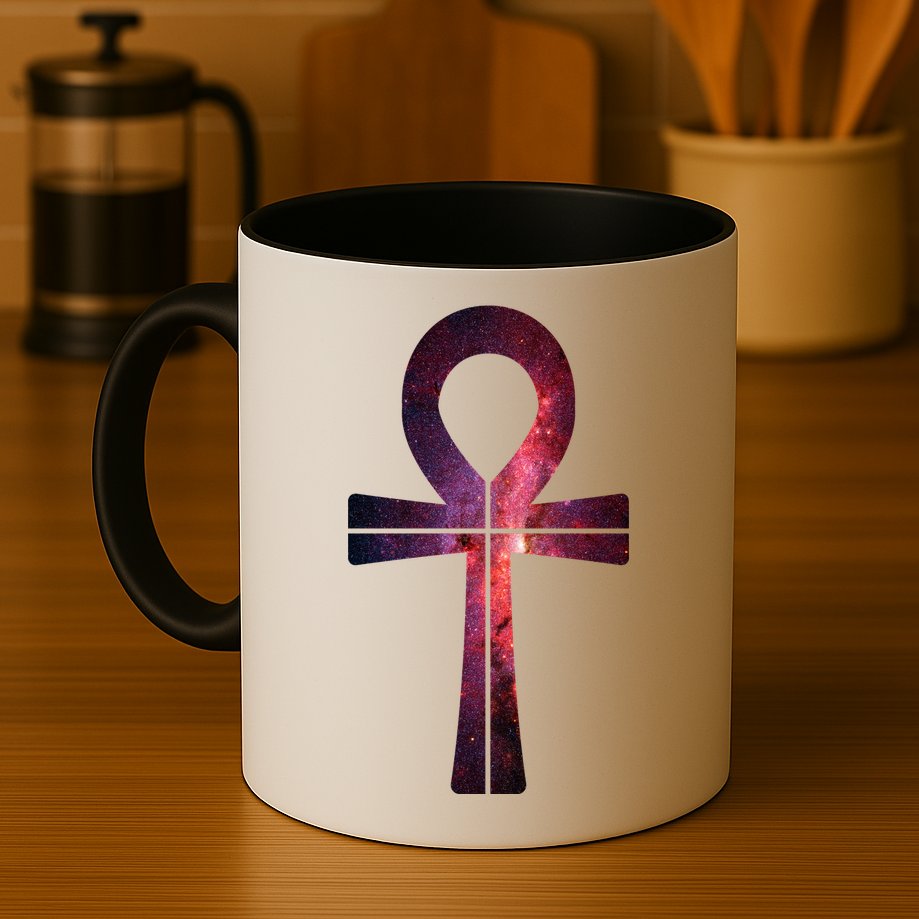 Galaxy Ankh Mug