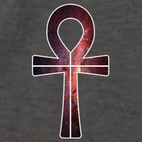Galaxy Ankh Vector Backpack
