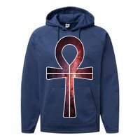 Galaxy Ankh Performance Fleece Hoodie