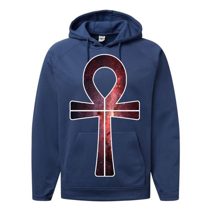 Galaxy Ankh Performance Fleece Hoodie