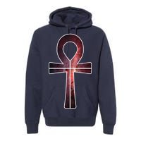 Galaxy Ankh Premium Hoodie