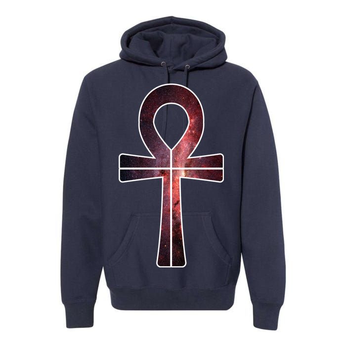 Galaxy Ankh Premium Hoodie