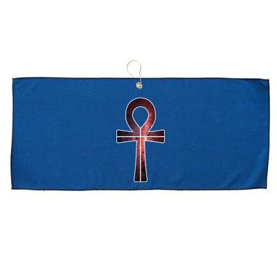 Galaxy Ankh Large Microfiber Waffle Golf Towel