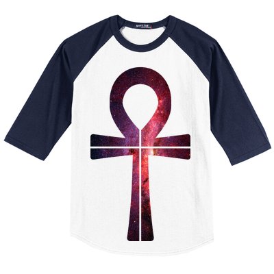 Galaxy Ankh Baseball Sleeve Shirt