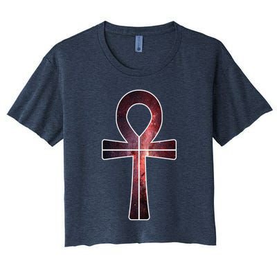 Galaxy Ankh Crop Top