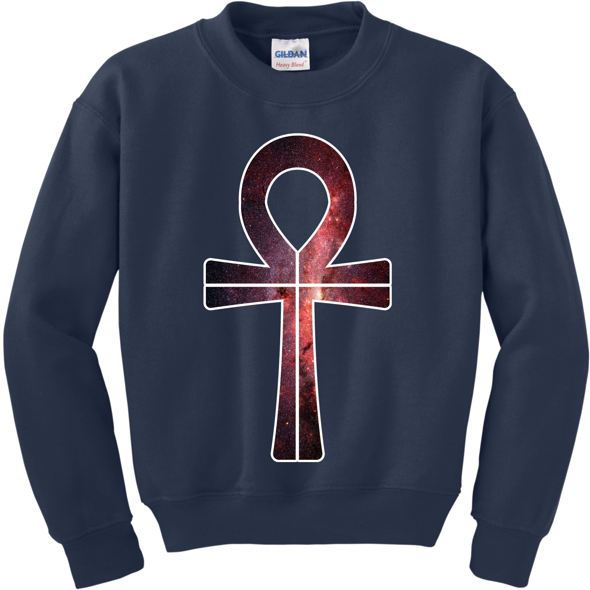 Galaxy Ankh Kids Sweatshirt