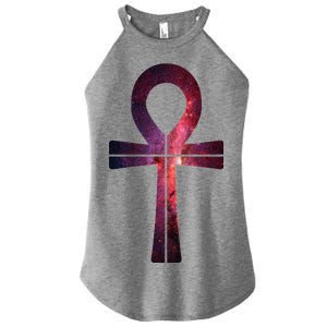 Galaxy Ankh Women's Perfect Tri Rocker Tank