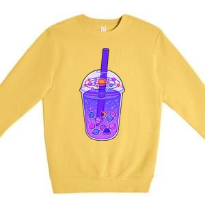 Galaxy Boba Premium Crewneck Sweatshirt