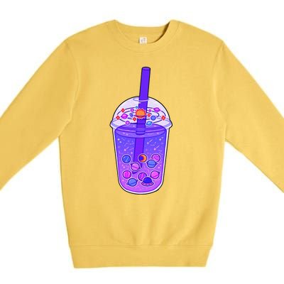 Galaxy Boba Premium Crewneck Sweatshirt