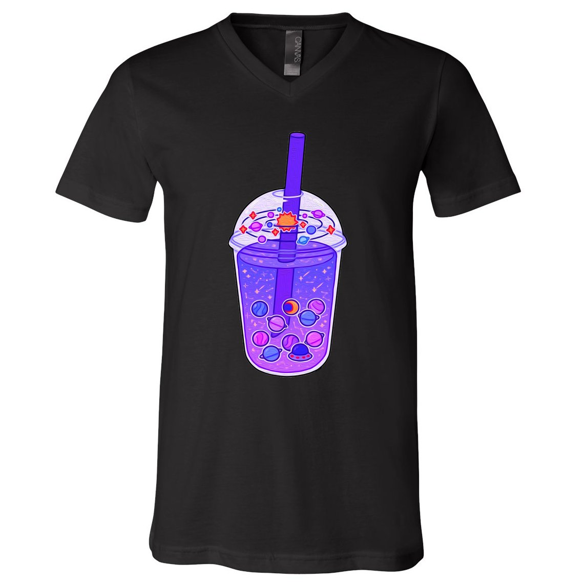 Galaxy Boba V-Neck T-Shirt
