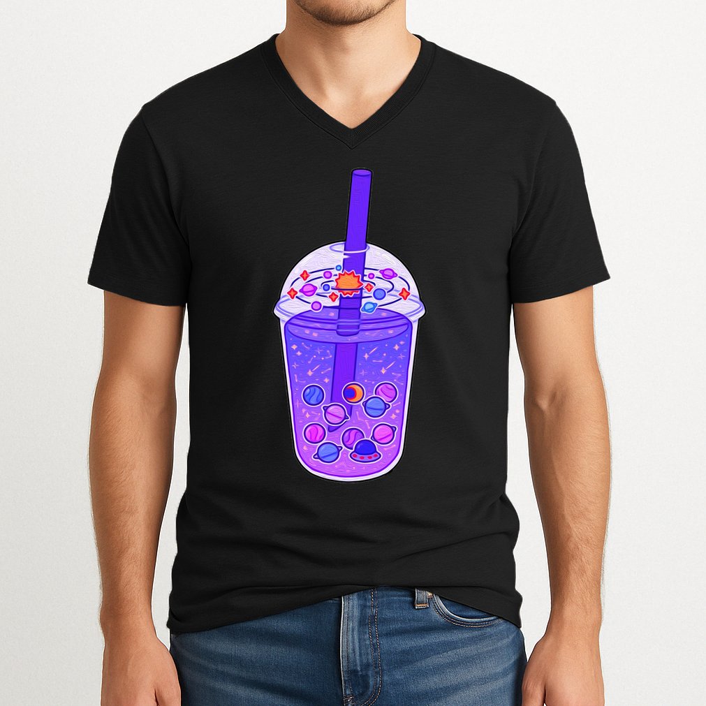 Galaxy Boba V-Neck T-Shirt