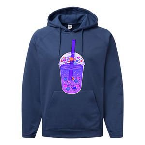 Galaxy Boba Performance Fleece Hoodie