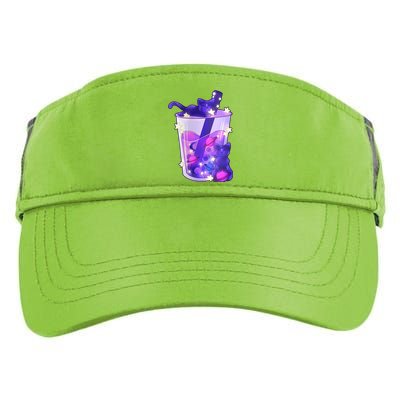 Galaxy Cats Boba Tea Adult Drive Performance Visor