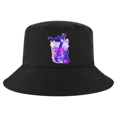 Galaxy Cats Boba Tea Cool Comfort Performance Bucket Hat