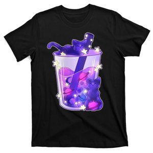 Galaxy Cats Boba Tea T-Shirt