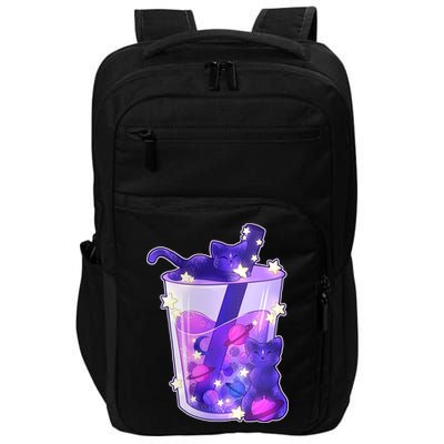 Galaxy Cats Boba Tea Impact Tech Backpack