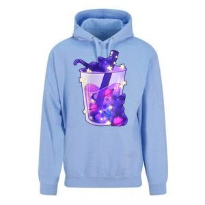 Galaxy Cats Boba Tea Unisex Surf Hoodie