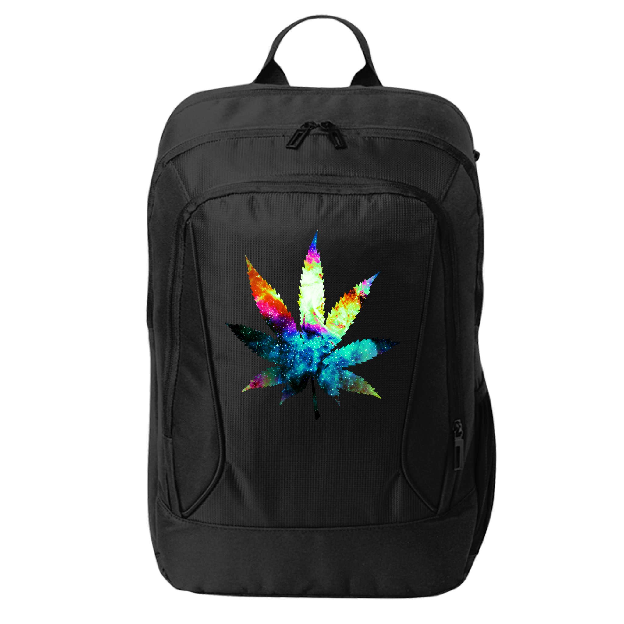 Galaxy Kush In Space Weed City Backpack