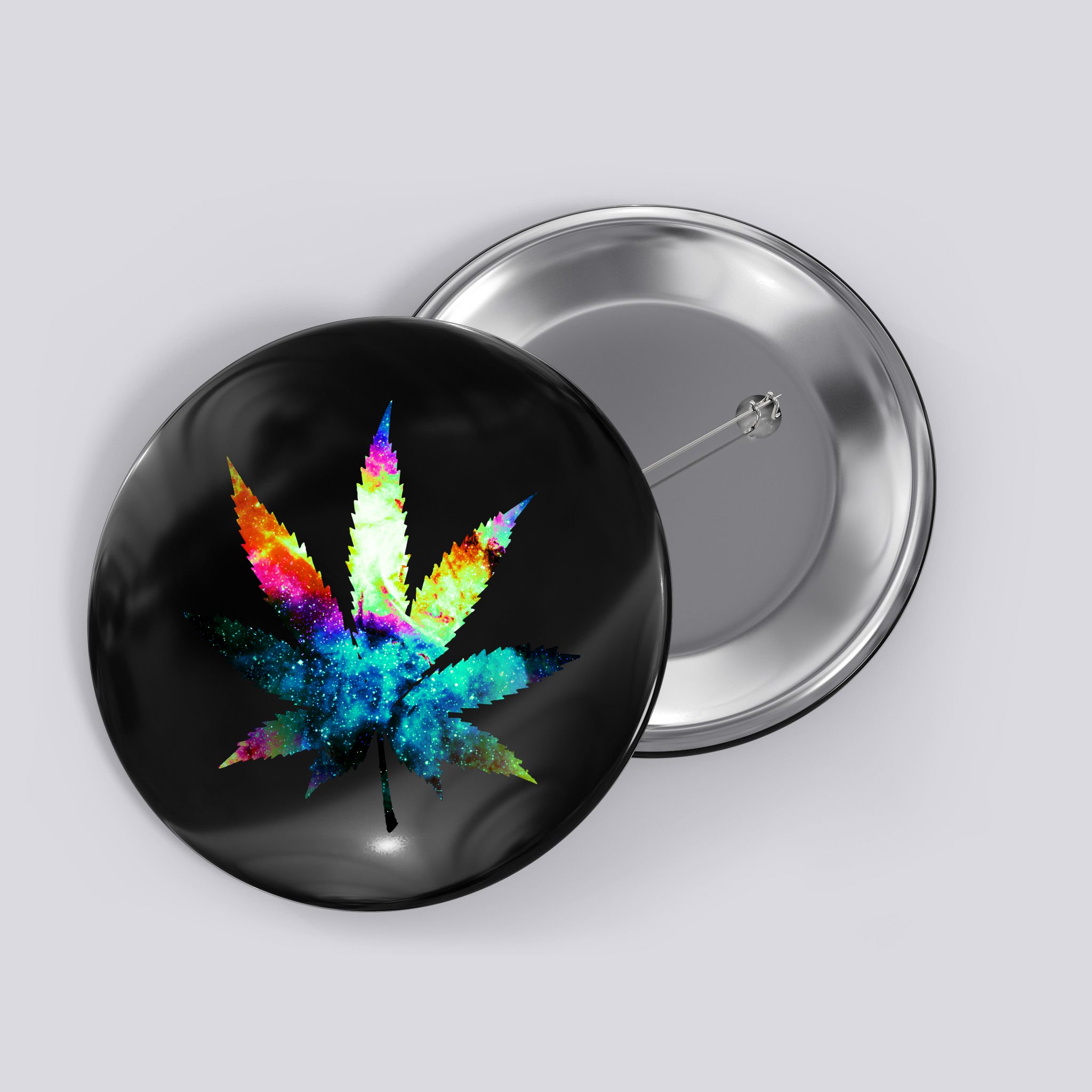 Galaxy Kush In Space Weed Button