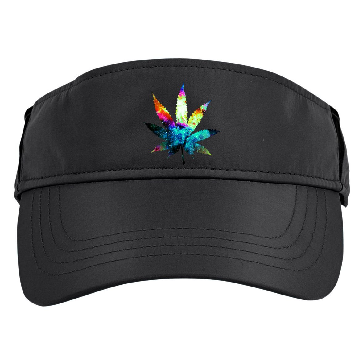 Galaxy Kush In Space Weed Adult Drive Performance Visor
