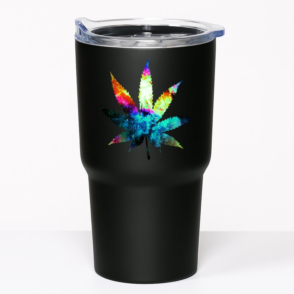 Galaxy Kush In Space Weed Tumbler
