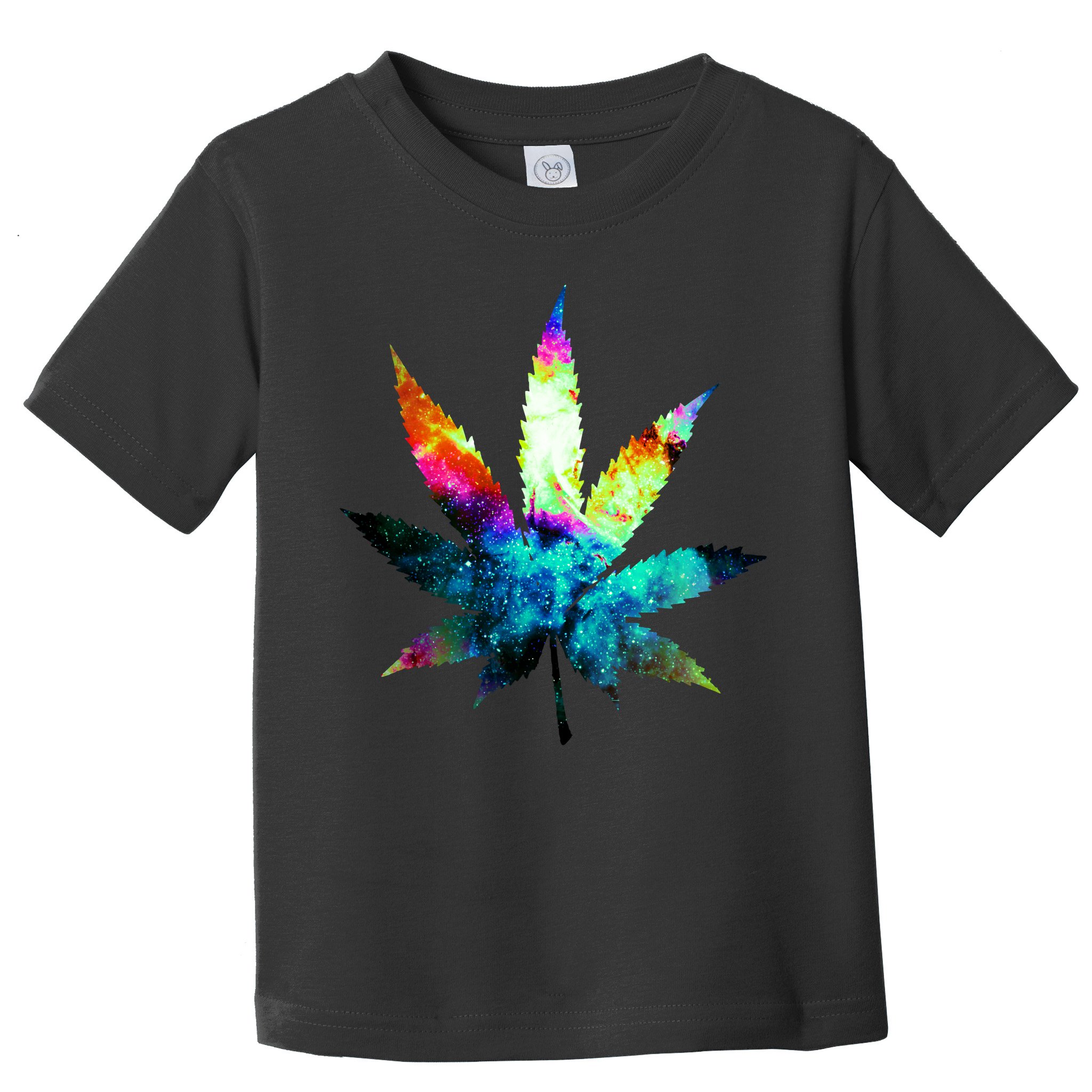 Galaxy Kush In Space Weed Toddler T-Shirt