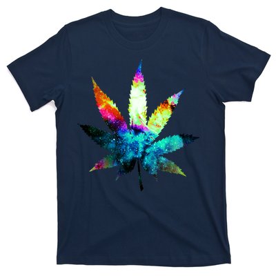 Galaxy Kush In Space Weed T-Shirt