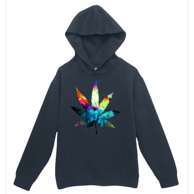 Galaxy Kush In Space Weed Urban Pullover Hoodie