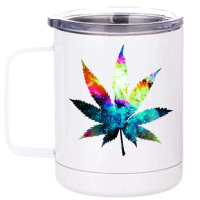 Galaxy Kush In Space Weed 12 oz Stainless Steel Tumbler Cup