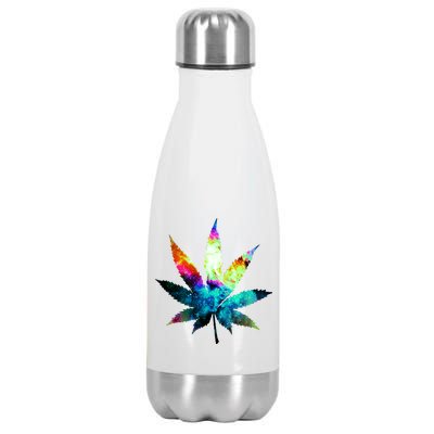 Galaxy Kush In Space Weed Stainless Steel Insulated Water Bottle