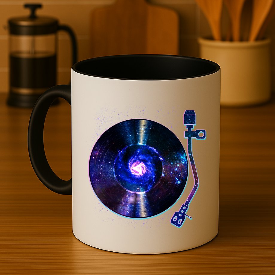 Galaxy Record Mug