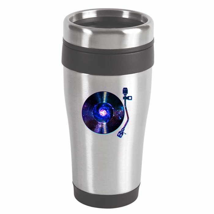 Galaxy Record 16oz Travel Tumbler