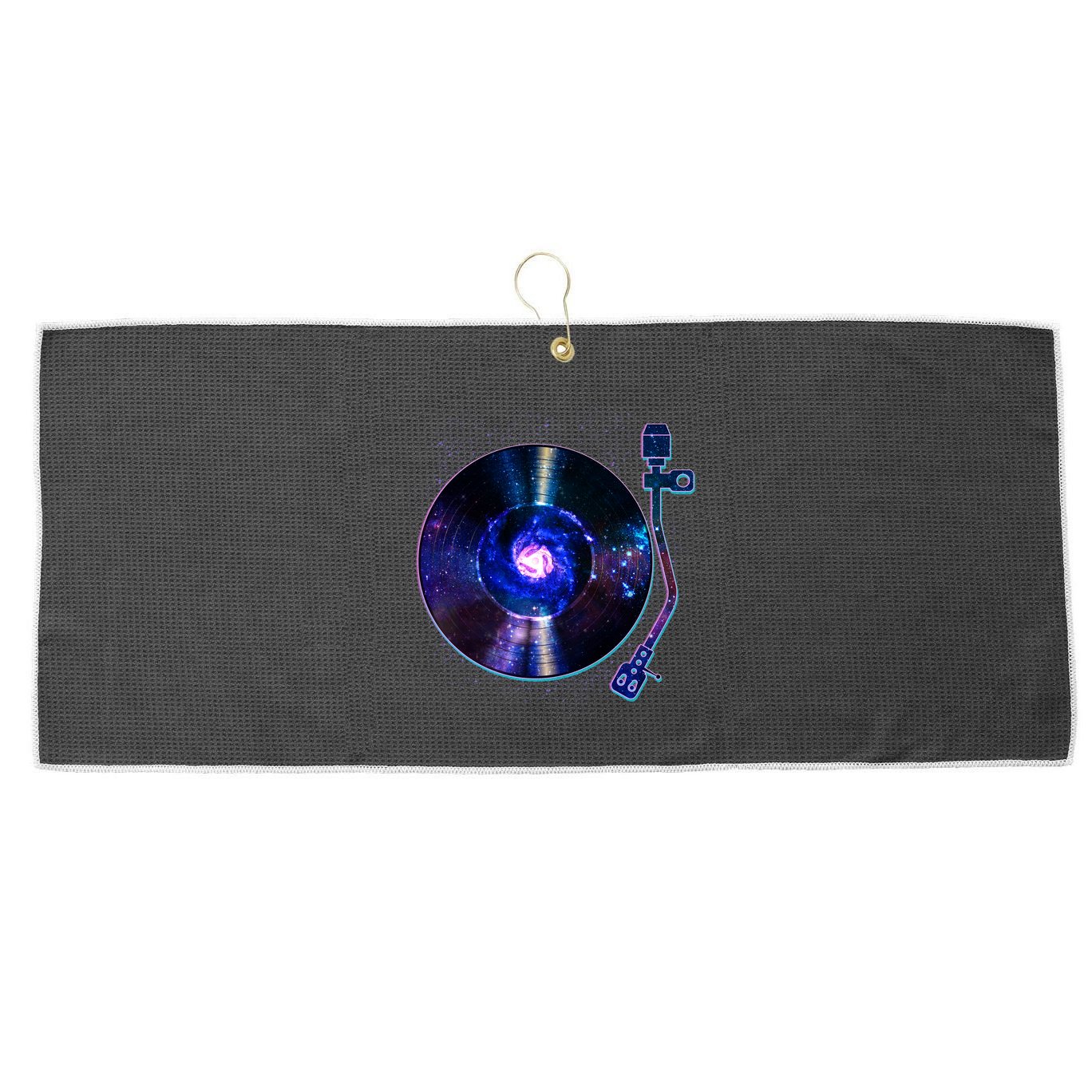 Galaxy Record Large Microfiber Waffle Golf Towel
