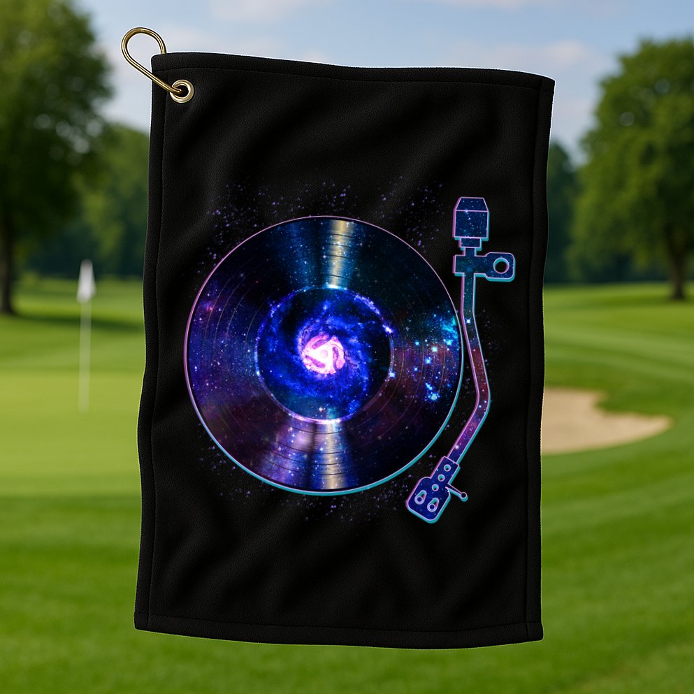 Galaxy Record Golf Towel