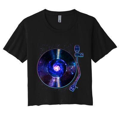 Galaxy Record Crop Top