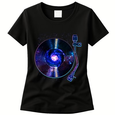 Galaxy Record Womens T-Shirt