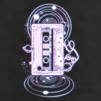 Galaxy Retro Space Cassette Tape 11oz C Handle Ceramic Mug