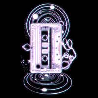 Galaxy Retro Space Cassette Tape Flatbill Hat