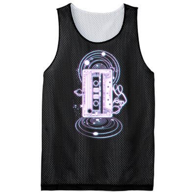 Galaxy Retro Space Cassette Tape Mesh Reversible Basketball Jersey Tank