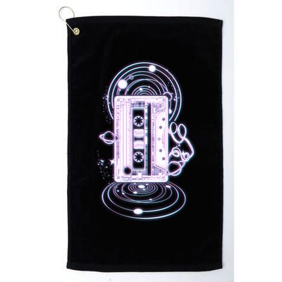 Galaxy Retro Space Cassette Tape Golf Towel