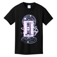Galaxy Retro Space Cassette Tape Kids T-Shirt