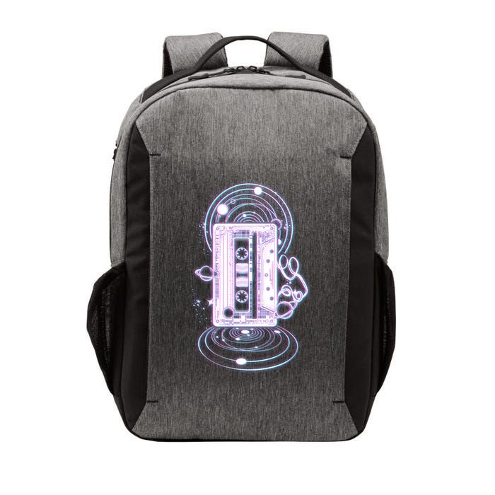 Galaxy Retro Space Cassette Tape Vector Backpack