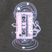 Galaxy Retro Space Cassette Tape Vector Backpack